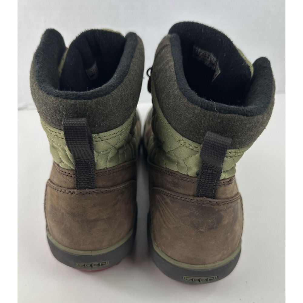 Keen Elsa Boot II Quilted Brown Green Red Lace Waterproof Bootie Women's 9.5 - Picture 11 of 13